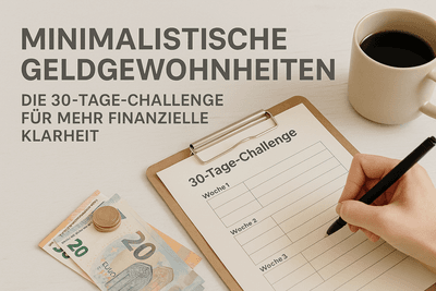 Minimalistische Geldgewohnheiten: Die 30-Tage-Challenge für mehr finanzielle Klarheit